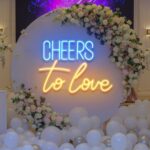 Neon Sign - Cheers To Love Wedding Neon Light - muticolor