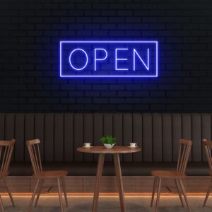 Neon Sign Open Businesses LED Neon Light
