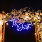 Neon Sign - Til Death Wedding Neon Light - blue