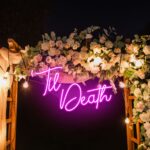 Neon Sign - Til Death Wedding Neon Light - pink Neon Sign - Til Death Wedding Neon Light - pink