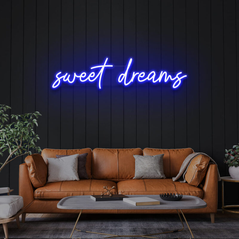 Neon Sign - Sweet Dream LED Neon Sign - blue