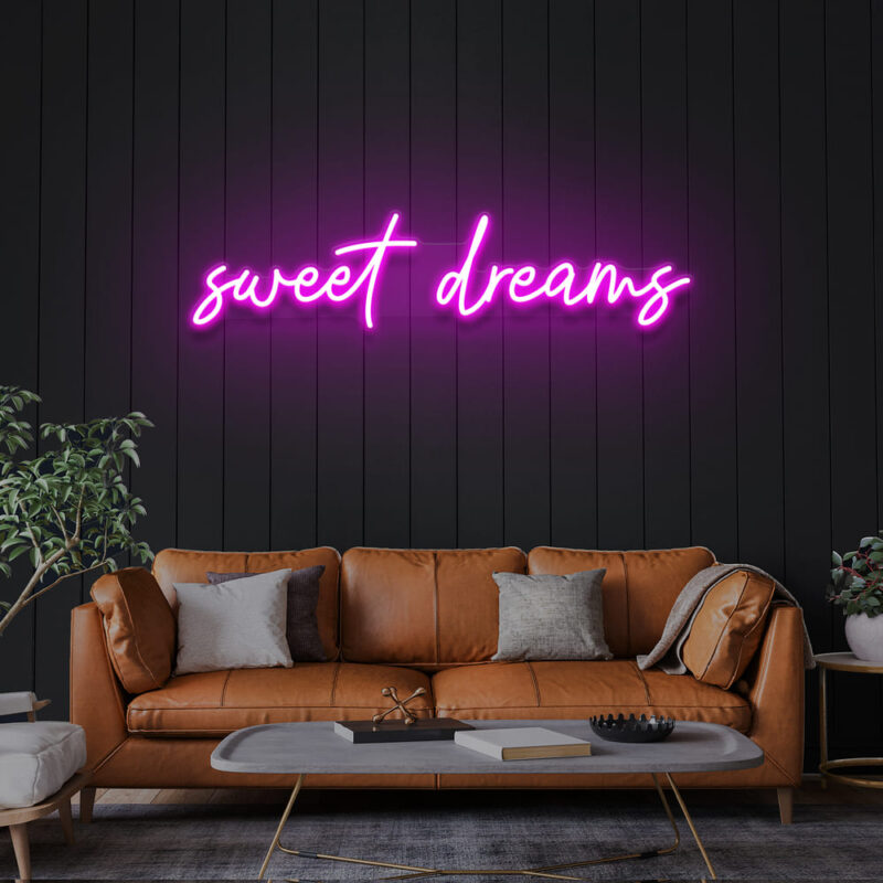 Neon Sign - Sweet Dream LED Neon Sign - pink