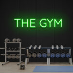 Neon Sign - The GYM LED Neon Sign - green
