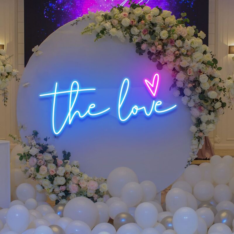 Neon Sign - The Love LED Neon Sign - mutilcolor